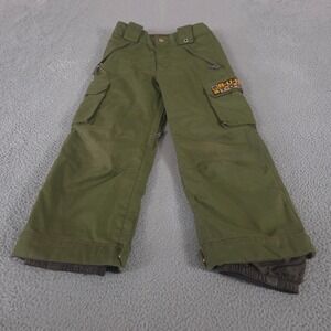 Burton Pants Boys Medium 7/8 Exile Cargo Ripstop Dryride Insulated Snowboard